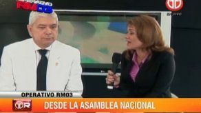 González: decisión de la bancada es apoyar a Gálvez