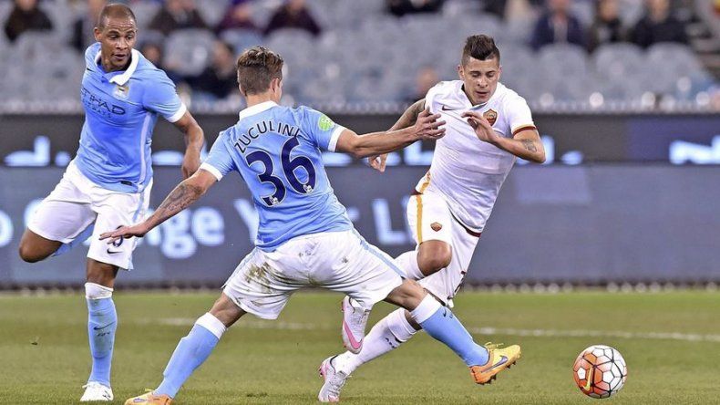 Tablas entre Roma y Manchester City en el debut con gol de Sterling