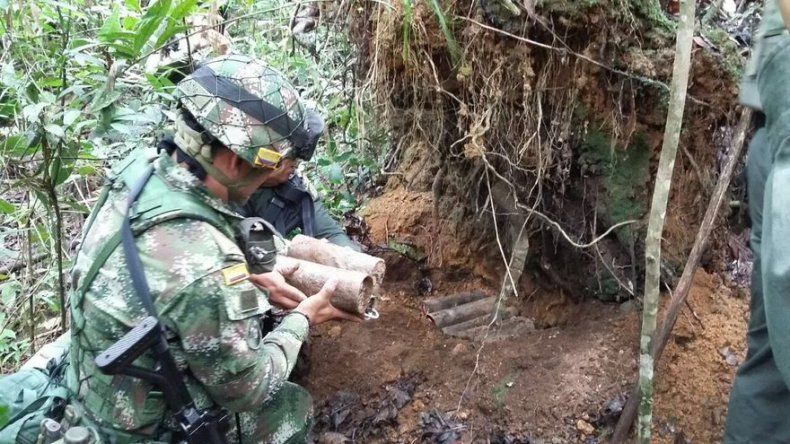 Ejército descubre depósito con explosivos de ELN en el suroeste de Colombia