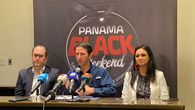 El administrador de la ATP, Iván Eskildsen y Nadkyi Duque, presidenta de Apacecom reportan los resultados del Panamá Black Weekend. El administrador de la ATP, Iván Eskildsen y Nadkyi Duque, presidenta de Apacecom reportan los resultados del Panamá Black Weekend.