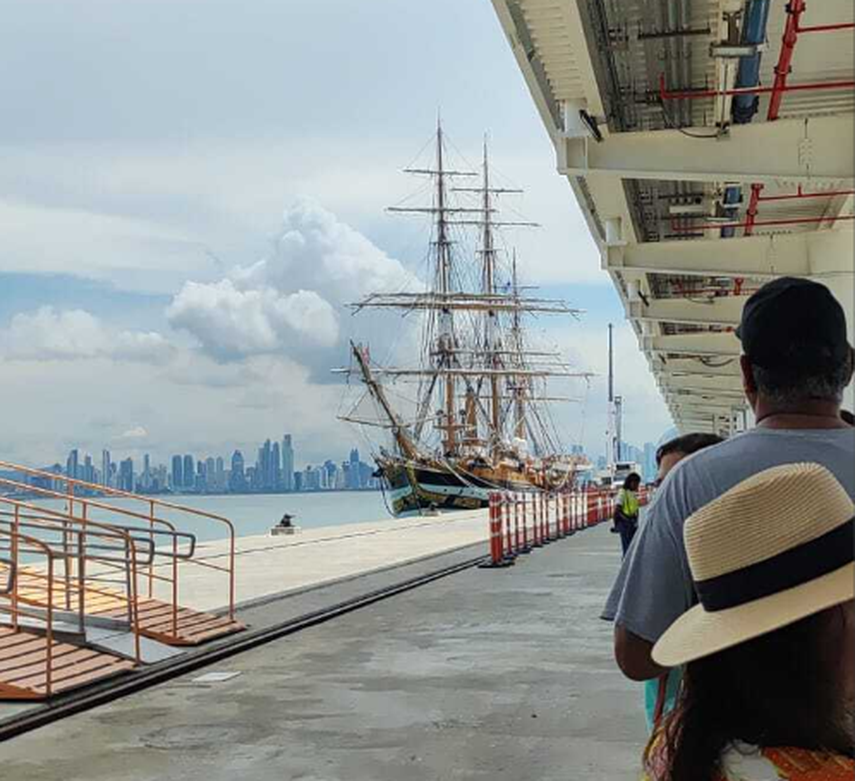 Llegada del velero Amerigo Vespucci a Panamá Llegada del velero Amerigo Vespucci a Panamá