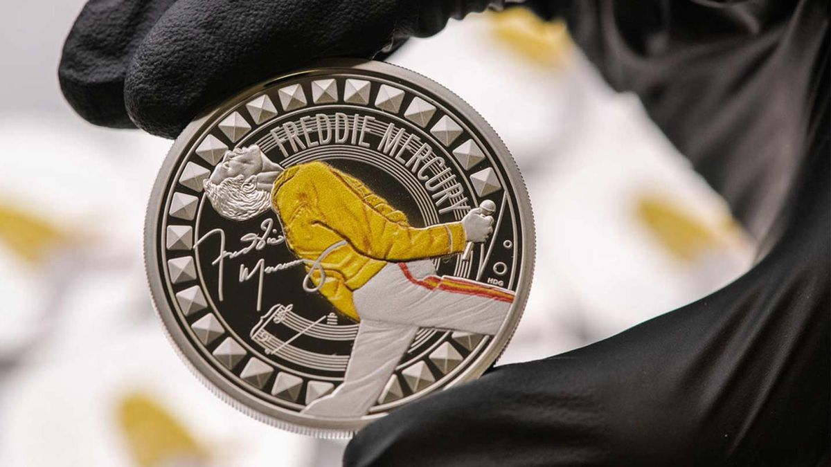 Freddie Mercury: Royal Mint lanza moneda por 40 años de Live Aid Freddie Mercury: Royal Mint lanza moneda por 40 años de Live Aid