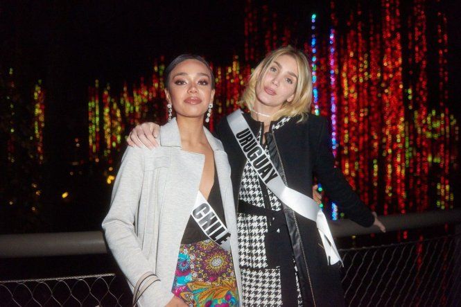 Las candidatas de Miss Universo 2019 visitan el Jardín Botánico de Atlanta