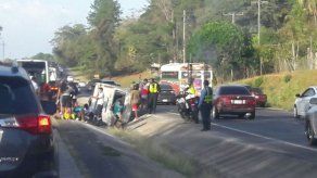 Accidente de tránsito en Capira deja varias personas heridas