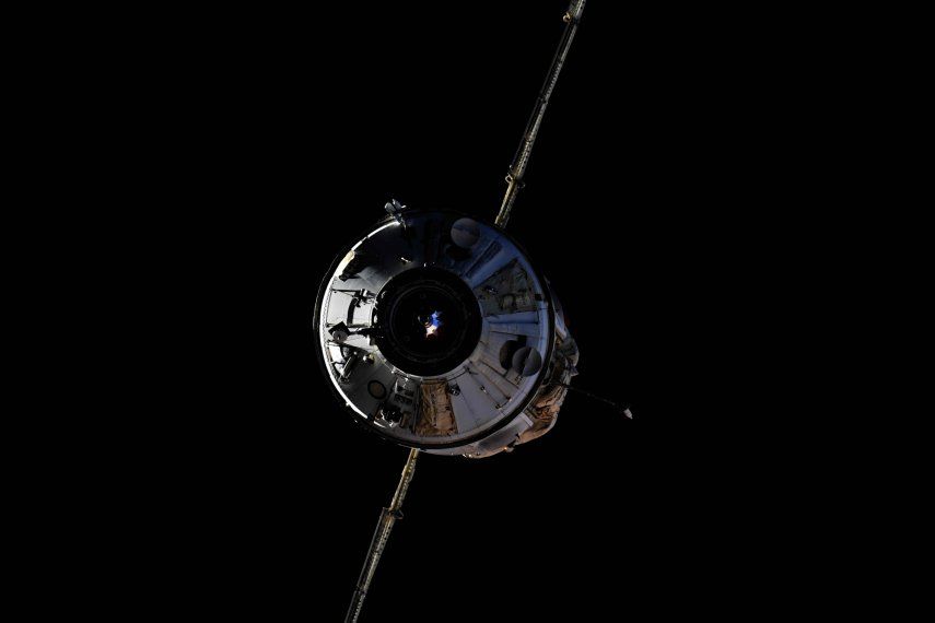 El laboratorio Nauka arribó a la Estación Espacial Internacional el jueves.