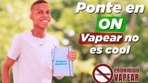 Ponte en ON y Vapear No Es Cool es la campaña que busca hacer llamado sobre el consumo de cigarrillos tradicionales y electrónicos.