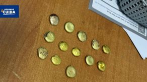 Autoridad de Aduanas retiene presunto oro fundido.&nbsp;