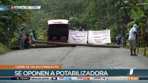 Grupos indígenas cierran por tercer día consecutivo la vía en Chiriquí Grande