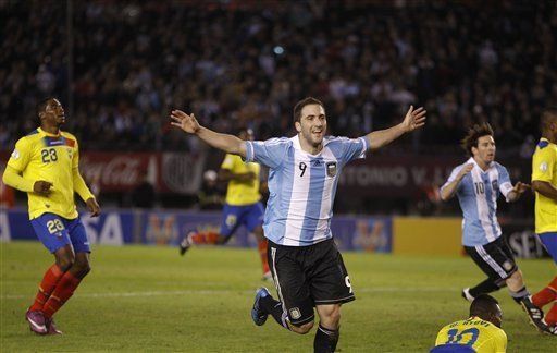 Argentina: Higuaín será baja ante Arabia Saudita
