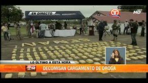 Senan decomisa 450 kilos de droga que flotaban en La Playita de Colón