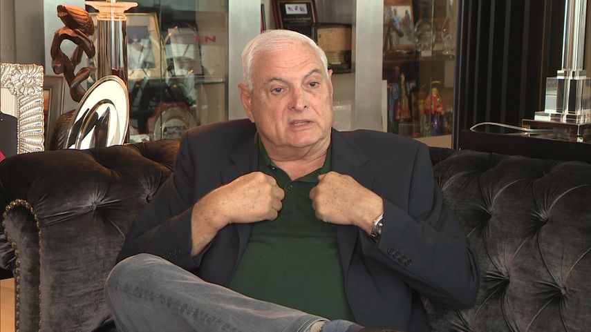 El expresidente Ricardo Martinelli﻿.