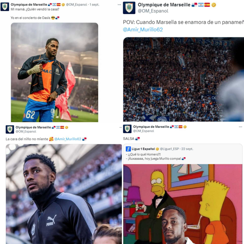 Publicaciones de la cuenta del Olympique de Marsella. Publicaciones de la cuenta del Olympique de Marsella.