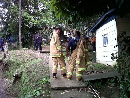 Incendio consumió residencia en Samaria