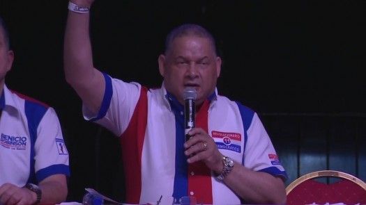 Benicio Robinson habla sobre su reelección como presidente del PRD