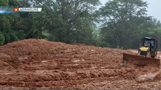 La Gobernación de Veraguas anuncia el cierre total de las vías de acceso a Las Palmas.