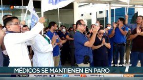 Médicos especialistas de Chiriquí extienden el paro de labores por una semana