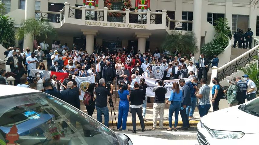 Realizaron una manifestación en los predios de la CSJ.