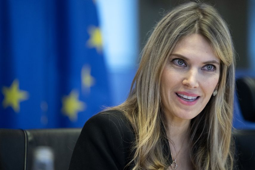 La eurodiputada griega Eva Kaili.