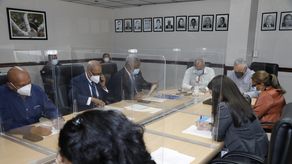 Reunión de la comisión técnica para seleccionar la terna para escoger al director del Instituto de Meteorología e Hidrología.