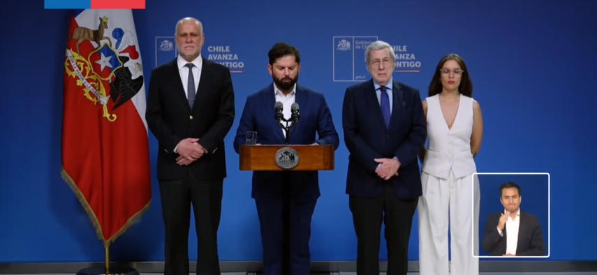 Advertencia de presidente de chile sobre un precedente regional