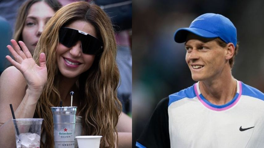 Shakira asiste a un partido para ver a la sensación del tenis