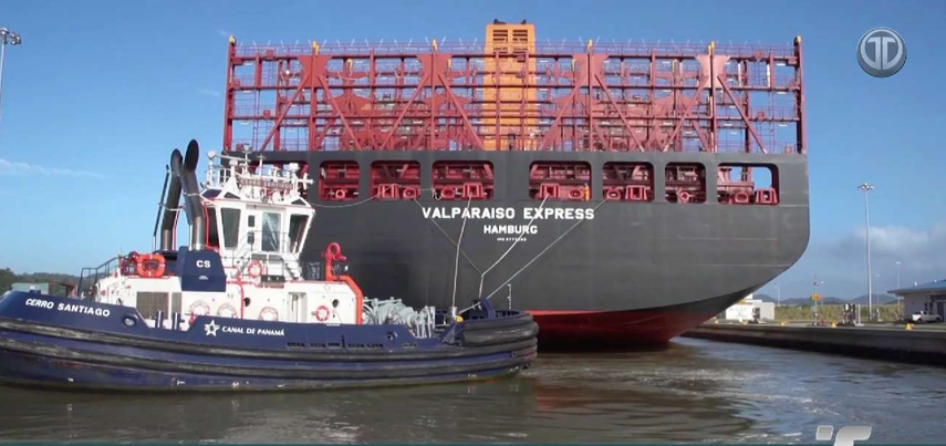 Tránsito por el Canal de Panamá.&nbsp;