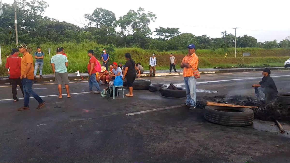 Continúan los cierres de vías en diferentes puntos de Chiriquí y Veraguas